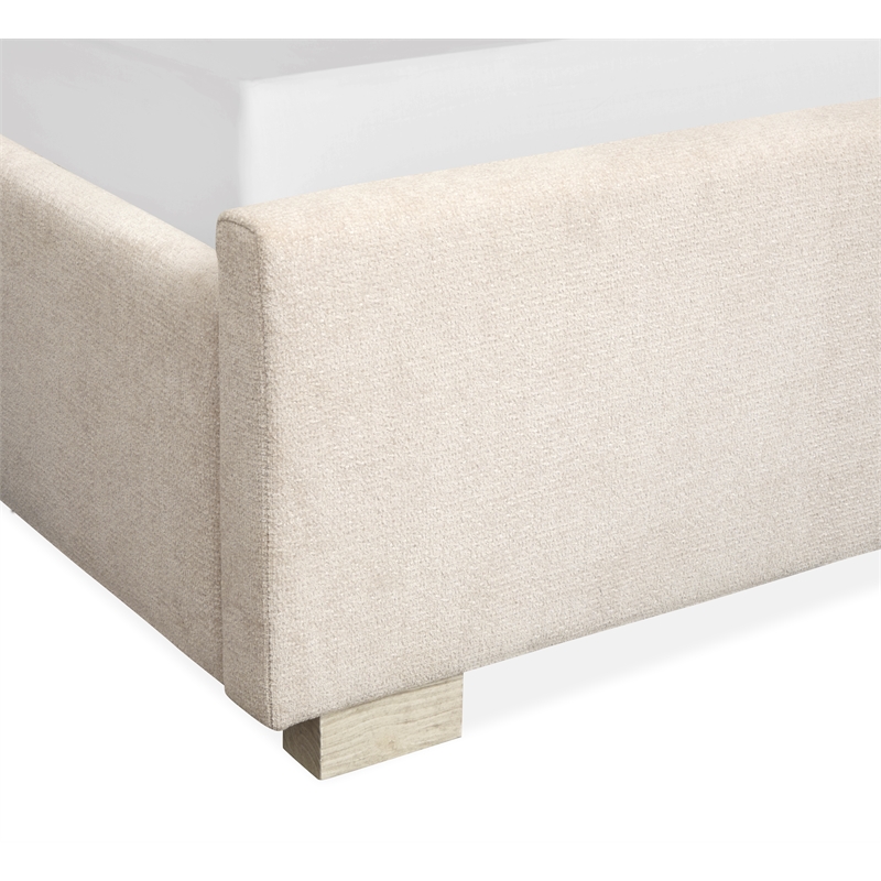 Magnussen Home Lorelei Misty Cloud King Upholstered Sleigh Bed