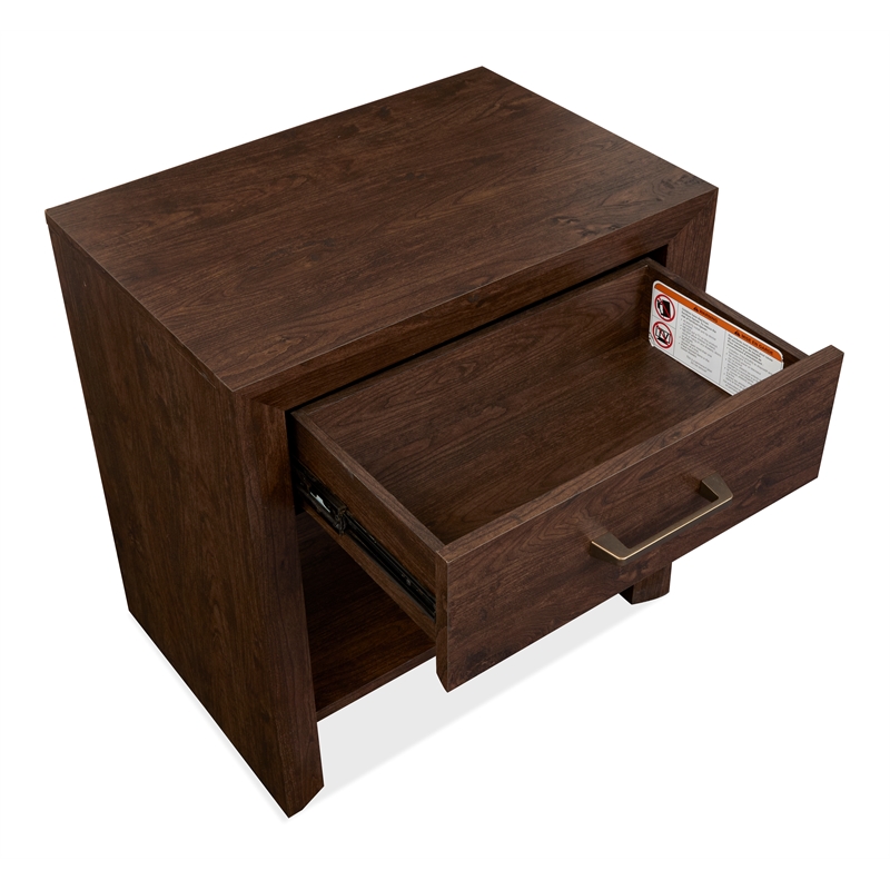 Magnussen Home Llewellyn Columbian Walnut Open Nightstand