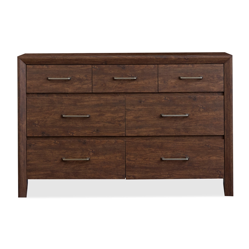 Magnussen Home Llewellyn Columbian Walnut 7-Drawers Dresser