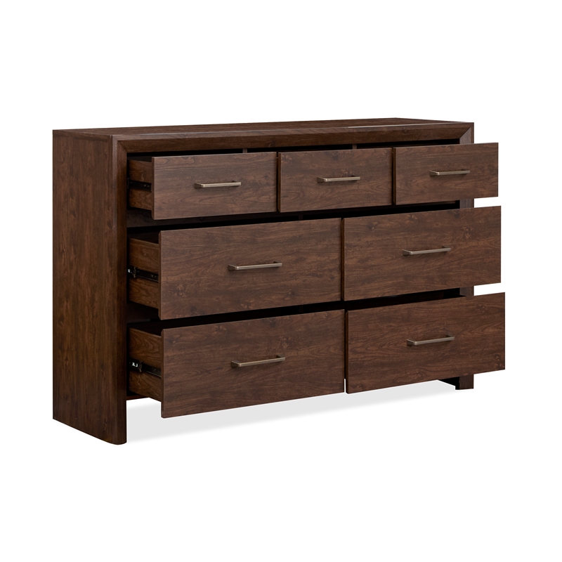 Magnussen Home Llewellyn Columbian Walnut 7-Drawers Dresser
