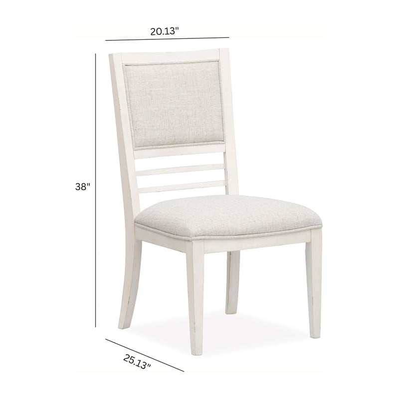 Salt Life Home Echo Isles Upholstered Side Chair Two Pack