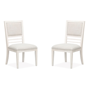 Salt Life Home Echo Isles Upholstered Side Chair Two Pack