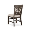 Magnussen Home Bellamy Peppercorn Upholstered Side Chair Two Pack