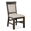 Magnussen Home Bellamy Peppercorn Upholstered Side Chair Two Pack