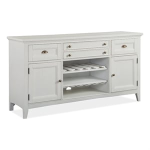 Magnussen Home Heron Cove Chalk White And Dovetail Grey Buffet