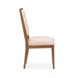 Magnussen Home Marcel Harvest Brown Upholstered Side Chair Two Pack