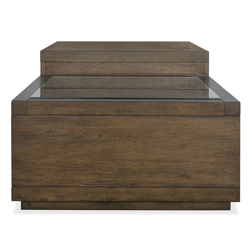 Magnussen Home Merrick Rectangular Cocktail Table With Casters