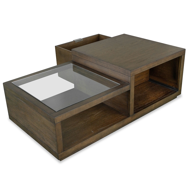 Magnussen Home Merrick Rectangular Cocktail Table With Casters
