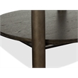 Magnussen Home Hadleigh Black Coffee Bean Round End Table