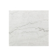 Magnussen Home Torin White Marble And Matte Black Rectangular End Table