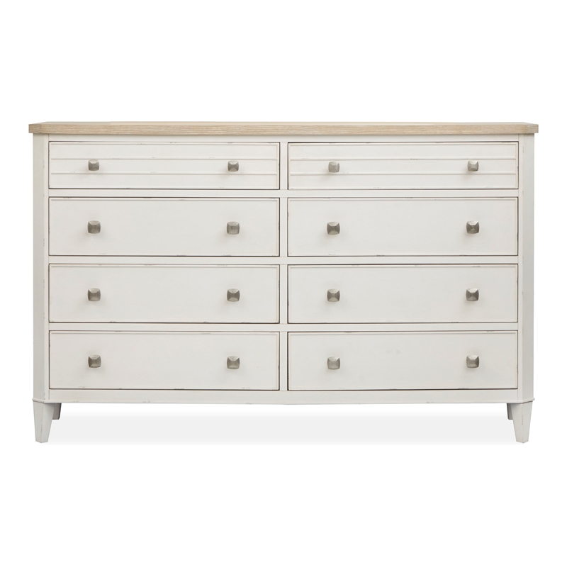 Salt Life Home Echo Isles Sea Pearl And Driftwood 8-Drawer Dresser