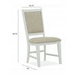 Magnussen Home Heron Cove Upholstered Side Chair Two Pack