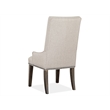 Magnussen Home Bellamy Peppercorn Upholstered Host Chair Two Pack