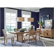 Magnussen Home Plum Creek Sierra Brown Extendable Trestle Dining Table