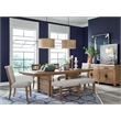 Magnussen Home Plum Creek Sierra Brown Extendable Trestle Dining Table