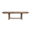 Magnussen Home Plum Creek Sierra Brown Extendable Trestle Dining Table