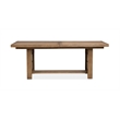 Magnussen Home Plum Creek Sierra Brown Extendable Trestle Dining Table