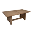 Magnussen Home Plum Creek Sierra Brown Extendable Trestle Dining Table