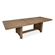 Magnussen Home Plum Creek Sierra Brown Extendable Trestle Dining Table