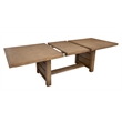 Magnussen Home Plum Creek Sierra Brown Extendable Trestle Dining Table