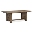 Magnussen Home Plum Creek Sierra Brown Extendable Trestle Dining Table