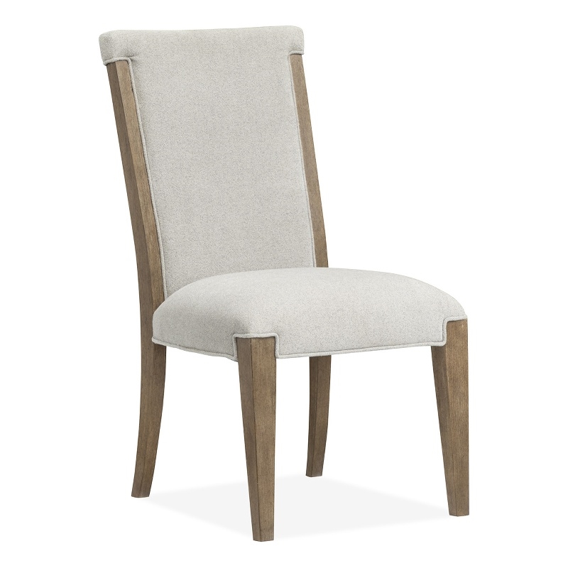 Magnussen Home Plum Creek Sierra Brown Upholstered Side Chair Two Pack