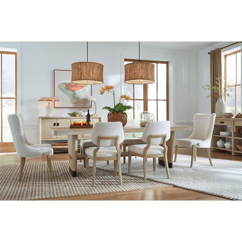 Salt Life Home Sunset Cove Sanibel Brown Trestle Dining Table