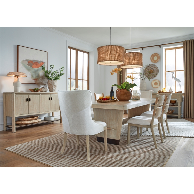 Salt Life Home Sunset Cove Sanibel Brown Trestle Dining Table