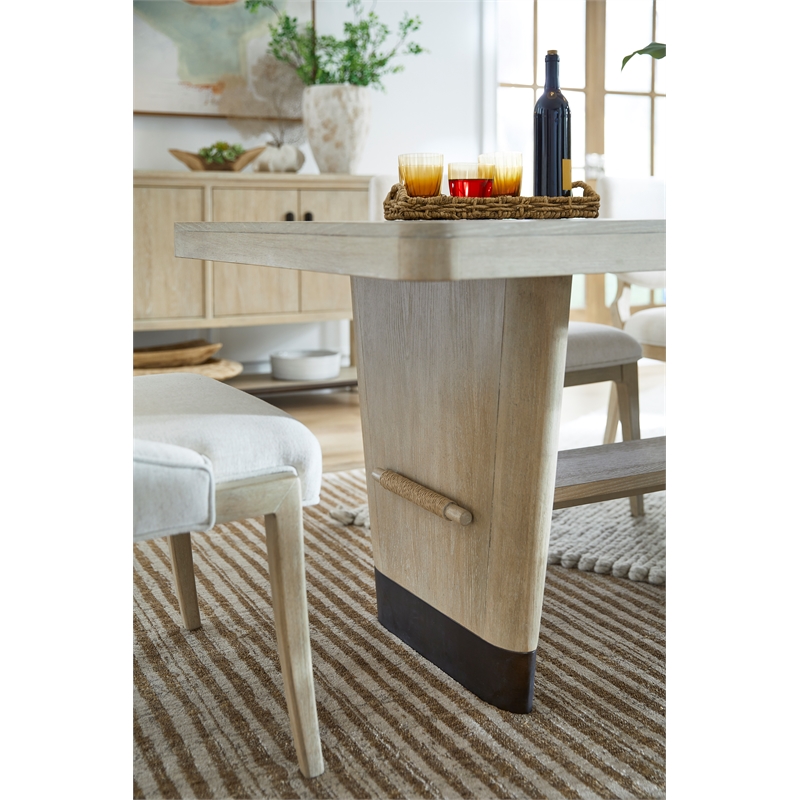 Salt Life Home Sunset Cove Sanibel Brown Trestle Dining Table