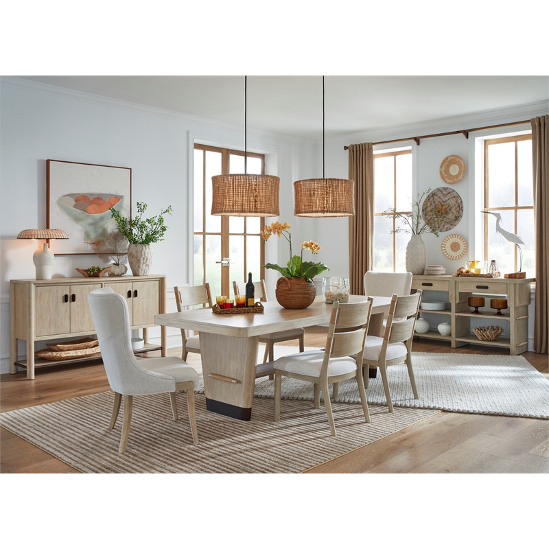 Salt Life Home Sunset Cove Sanibel Brown Trestle Dining Table
