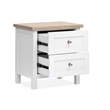 Salt Life Home Windmill Harbour White Whisp And Sand Drawer Nightstand