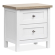 Salt Life Home Windmill Harbour White Whisp And Sand Drawer Nightstand