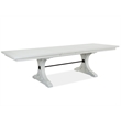 Magnussen Home Harper Springs Silo White Extendable Trestle Dining Table