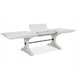 Magnussen Home Harper Springs Silo White Extendable Trestle Dining Table