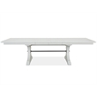 Magnussen Home Harper Springs Silo White Extendable Trestle Dining Table