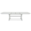 Magnussen Home Harper Springs Silo White Extendable Trestle Dining Table