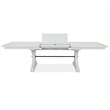 Magnussen Home Harper Springs Silo White Extendable Trestle Dining Table