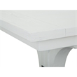 Magnussen Home Harper Springs Silo White Extendable Trestle Dining Table