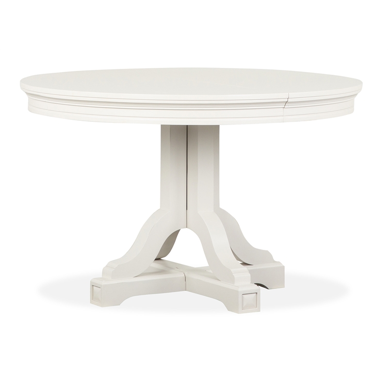 Magnussen Home Willowbrook Egg Shell White Extendable 48