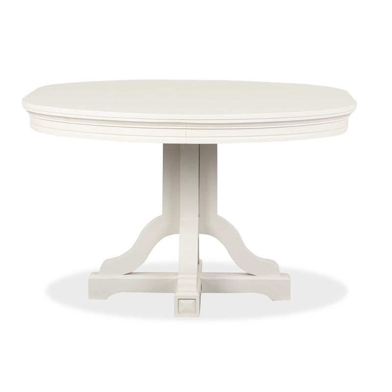 Magnussen Home Willowbrook Egg Shell White Extendable 48