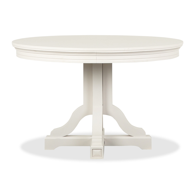 Magnussen Home Willowbrook Egg Shell White Extendable 48