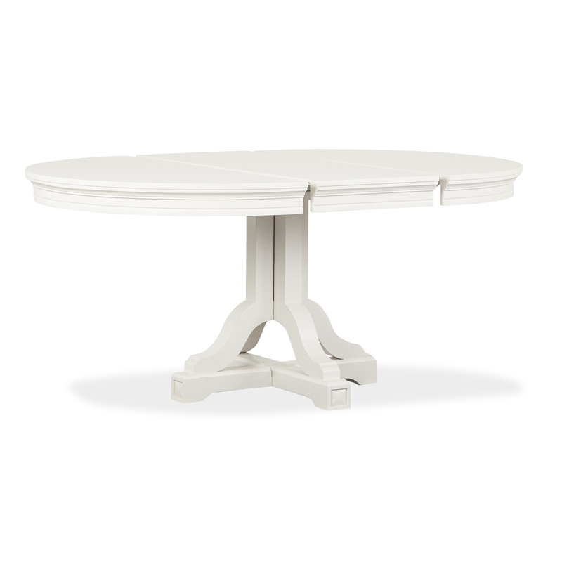 Magnussen Home Willowbrook Egg Shell White Extendable 48