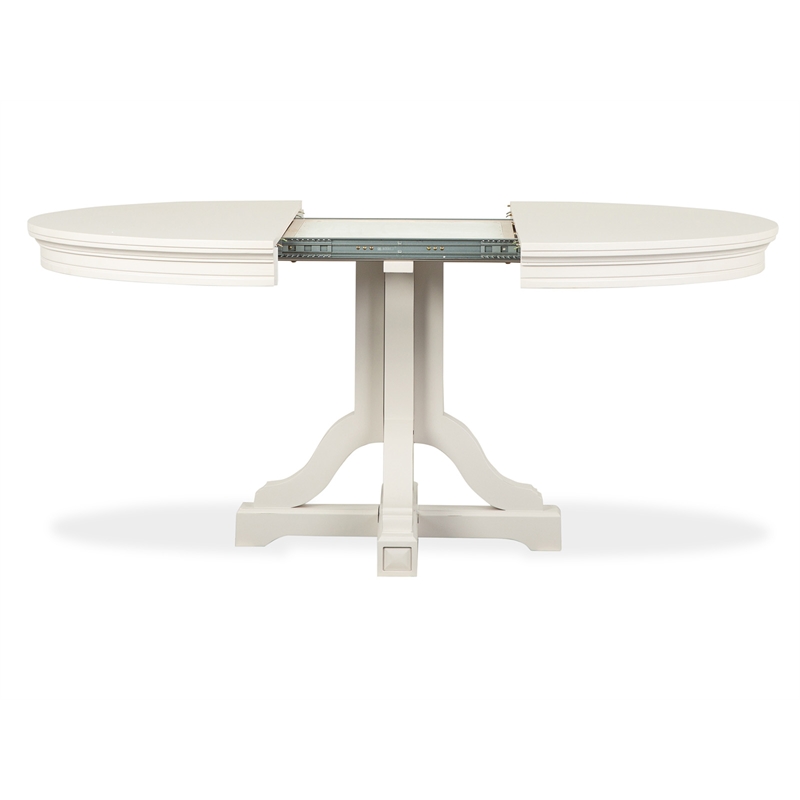Magnussen Home Willowbrook Egg Shell White Extendable 48