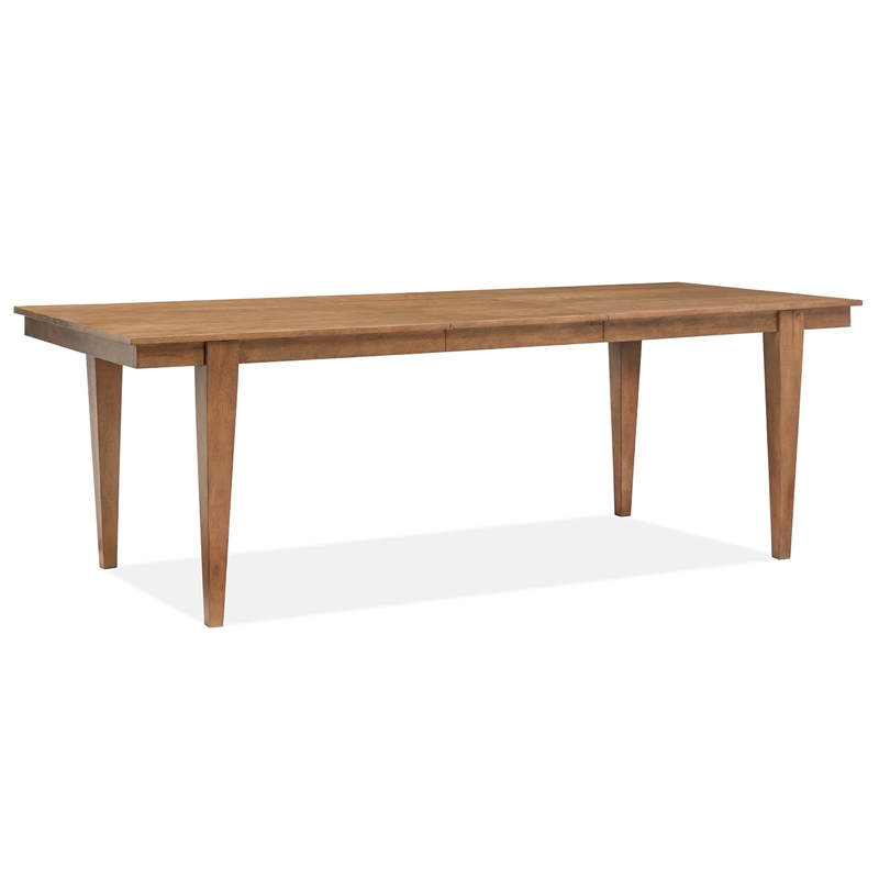 Magnussen Home Lindon Belgian Wheat Extendable Rectangular Dining Table