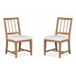 Magnussen Home Lindon Belgian Wheat Upholstered Side Chair Two Pack