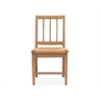 Magnussen Home Lindon Belgian Wheat Paper Cord Side Chair Two Pack