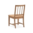 Magnussen Home Lindon Belgian Wheat Paper Cord Side Chair Two Pack
