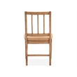 Magnussen Home Lindon Belgian Wheat Paper Cord Side Chair Two Pack