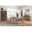 Magnussen Home Lindon Belgian Wheat Paper Cord Side Chair Two Pack