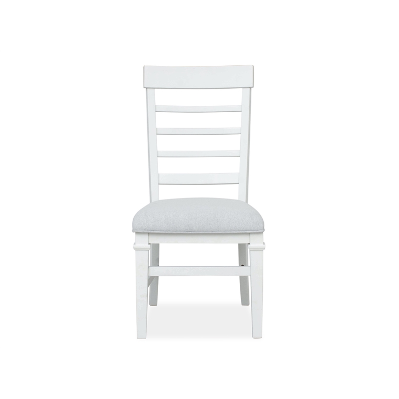 Magnussen Home Charleston White Dove White Upholstered Side Chair Two Pack